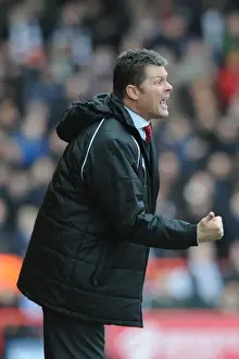 Bristol City V West Ham Prints: Steve Cotterill Leads Bristol City Against West Ham United in FA Cup Fourth Round