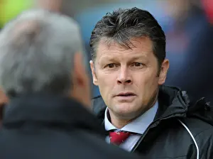 Gillingham V Bristol City Prints: Steve Cotterill Rallies Bristol City in FA Cup Battle at Gillingham, November 2014