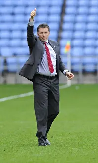 Coventry City V Bristol City Prints: Steve Cotterill Salutes Coventry City Fans: Bristol City's Victory at Ricoh Arena