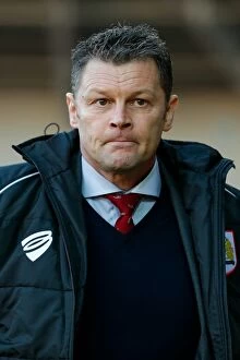 Images Dated 3rd January 2015: Steve Cotterill Watches as Doncaster Rovers Take on Bristol City in FA Cup Third Round