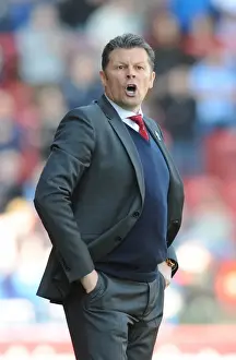 Title Prints: Steve Cotterill's Exultant Moment: Bristol City's Sky Bet League One Victory over Coventry City (18/04/2015)