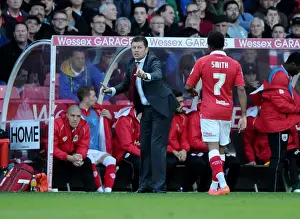Bristol City V Oldham Prints: Steve Cotterill's Guidance: Korey Smith's Game-Winning Free Kick for Bristol City against Oldham Athletic