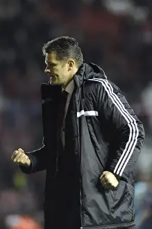 Bristol City V Walsall Prints: Steve Cotterill's Triumph: Celebrating Bristol City's Win Against Walsall (December 2013)