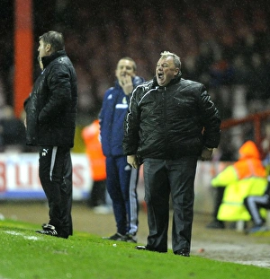 Bristol City V Rotherham United Prints: Steve Evans Leads Rotherham United Against Bristol City