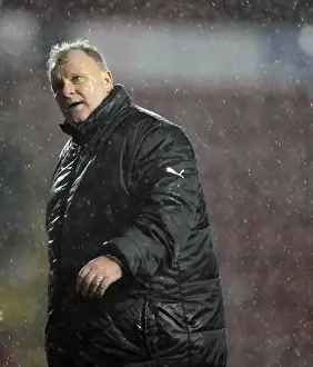 Bristol City V Rotherham United Prints: Steve Evans and Rotherham United Face Off Against Bristol City in Sky Bet League One (December 2013)