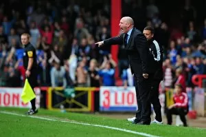 Images Dated 15th September 2012: Steve Kean Faces Off Against Bristol City in Championship Clash, September 2012