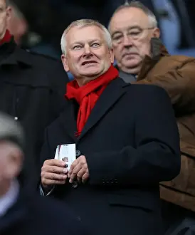 Preston North End V Bristol City Prints: Steve Lansdown: Bristol City Chairman Amidst the Football Action at Deepdale (November 2013)