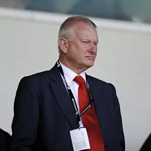Rochdale V Bristol City Prints: Steve Lansdown, Majority Share Holder of Bristol City, at Rochdale AFC Match, 2014