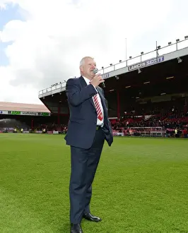 Steve Lansdown, Majority Share Holder of Bristol City, at Ashton Gate during Bristol City vs Crewe (Joe Meredith/JMP, 26.04.2014)