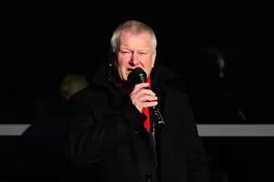 Bristol City V Reading Prints: Steve Lansdown Unveils Marina Dolman Walkway at Ashton Gate during Bristol City vs