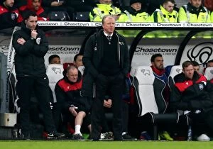 Images Dated 11th February 2017: Steve McClaren Leads Derby County Against Bristol City, 11/02/2017