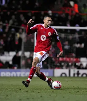 Bristol City V Sheffield Utd Prints: Steven Caulker in Action: Championship Showdown - Bristol City vs Sheffield United (2010)