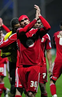 Preston V Bristol City Prints: Steven Caulker of Bristol City Faces Off in Championship Clash at Deepdale Stadium (Preston v Bristol City)