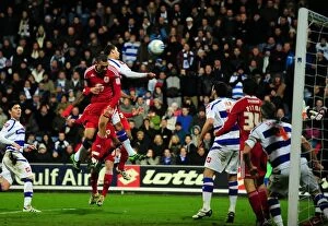 Images Dated 3rd January 2011: Steven Caulker Scores Dramatic Equalizer: QPR vs. Bristol City, Championship (03/01/2011)