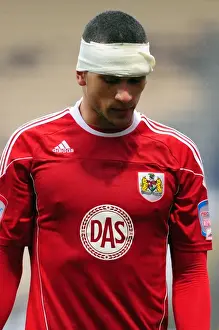 Steven Caulker's Determined Showdown: Championship Clash at Deepdale Stadium (Preston v Bristol City, 05/02/2011)