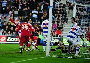 Framed Print : Steven Caulker's Dramatic Last-Minute Equalizer: QPR vs. Bristol City, Championship (03 / 01 / 2011) Framed Print : Steven Caulker's Dramatic Last-Minute Equalizer: QPR vs. Bristol City, Championship (03 / 01 / 2011)