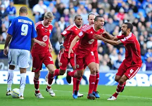 Cardiff City V Bristol City Prints: Steven Caulker's Goal: Bristol City Leads 1-0 Against Cardiff City