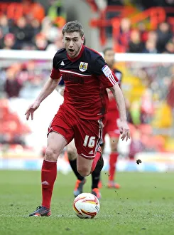 Steven Davies in Action: Bristol City vs Barnsley, Npower Championship