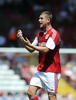 Steven Davies in Action: Bristol City vs Glasgow Rangers (2013), Ashton Gate Stadium