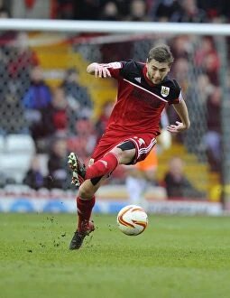 Images Dated 9th February 2013: Steven Davies in Action: Bristol City vs Nottingham Forest, Npower Championship, 2013
