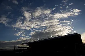 Bristol City V Preston North End Prints: Sunset Over Ashton Gate: Bristol City vs Preston North End, 2014