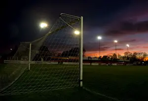 Tamworth V Bristol City Prints: Sunset After Bristol City's FA Cup Victory at Tamworth's The Lamb Ground