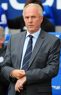Leicester City V Bristol City Prints: Sven Goran Eriksson Leads Leicester City Against Bristol City in Championship Match at King Power Stadium (17-08-2011)