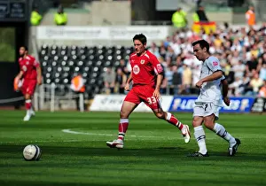 Swansea V Bristol City Prints: Swansea vs. Bristol City: The Clash of the Swans and Robins - Season 08-09 Football Rivalry