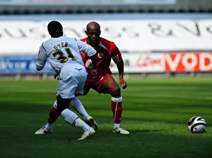 Swansea V Bristol City Prints: Swansea vs. Bristol City: A Football Rivalry from the 08-09 Season