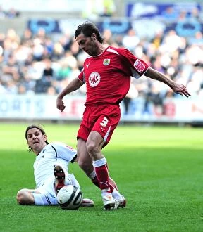 Swansea V Bristol City Collection: Swansea vs. Bristol City: The Intense Football Rivalry (Season 08-09)