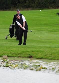 Images Dated 4th October 2011: A Swing into Football: Bristol City First Team Golf Day, Season 11-12