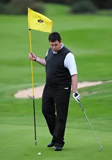 Images Dated 4th October 2011: A Swing into Football: Bristol City Golf Day with the First Team (Season 11-12)