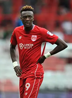 Bristol City V Derby County Prints: Tammy Abraham in Action: Bristol City vs Derby County