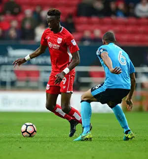 Tammy Abraham in Action: Bristol City vs Fleetwood Town, FA Cup Third Round, Ashton Gate