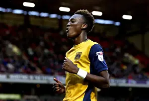 Barnsley V Bristol City Prints: Tammy Abraham in Action: Championship Clash between Barnsley and Bristol City