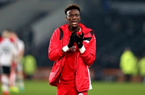 Derby County V Bristol City Prints: Tammy Abraham in Action: Derby County vs