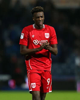 Images Dated 10th December 2016: Tammy Abraham in Action: Huddersfield Town vs. Bristol City Championship Clash (December 2016)