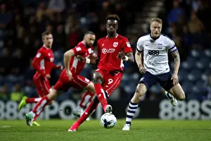 Preston North End V Bristol City Prints: Tammy Abraham in Action: Sky Bet Championship Clash between Preston North End and Bristol City (April 4)
