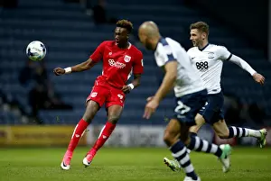 Preston North End V Bristol City Prints: Tammy Abraham in Action: Sky Bet Championship Showdown between Preston North End and Bristol City (04)