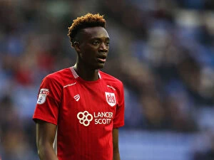 Images Dated 11th March 2017: Tammy Abraham in Action: Wigan Athletic vs. Bristol City, Sky Bet Championship (March 11, 2017)