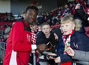 Framed Print : Tammy Abraham of Bristol City Signs Autographs Before Bristol City v Reading, Sky Bet Championship (January 2017) Framed Print : Tammy Abraham of Bristol City Signs Autographs Before Bristol City v Reading, Sky Bet Championship (January 2017)