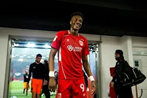 Images Dated 31st January 2017: Tammy Abraham Exits Ashton Gate: 2-2 Draw Between Bristol City and Sheffield Wednesday