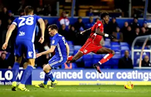 Birmingham City V Bristol City Prints: Tammy Abraham Outmaneuvers Stephen Gleeson: Birmingham City vs. Bristol City, 2016