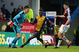 Burnley Prints: Tammy Abraham Pressures Nick Pope: Burnley vs. Bristol City, FA Cup Fourth Round