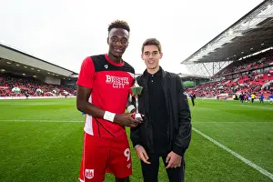 Tammy Abraham Receives PFA Fans Player of the Month Award at Ashton Gate Before Bristol City vs