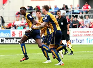Rotherham V Bristol City Prints: Tammy Abraham Scores Brace: Bristol City Leads Rotherham United 2-1