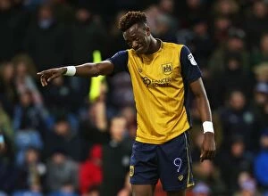 Images Dated 28th January 2017: Tammy Abraham Scores for Bristol City Against Burnley in FA Cup Fourth Round, January 2017