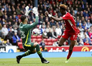 Blackburn Rovers V Bristol City Prints: Tammy Abraham Scores First Goal for Bristol City: Blackburn Rovers vs