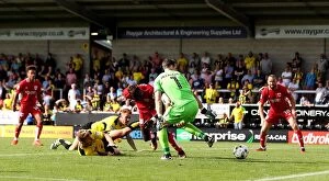 Images Dated 13th August 2016: Tammy Abraham Scores Late Winner: Burton Albion vs. Bristol City, Sky Bet Championship (August 13)