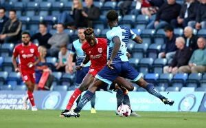 Images Dated 9th August 2016: Tammy Abraham Scores Past Anthony Stewart: Wycombe Wanderers vs. Bristol City, 2016